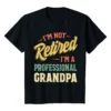 Grandpa Shirts For Men Funny Fathers Day Retired Grandpa T-Shirt