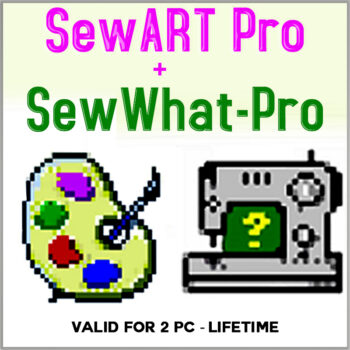 SewArt Pro + SewWhat Pro - Machine Embroidery Editing Craft